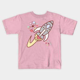 Spaceship retro Kids T-Shirt